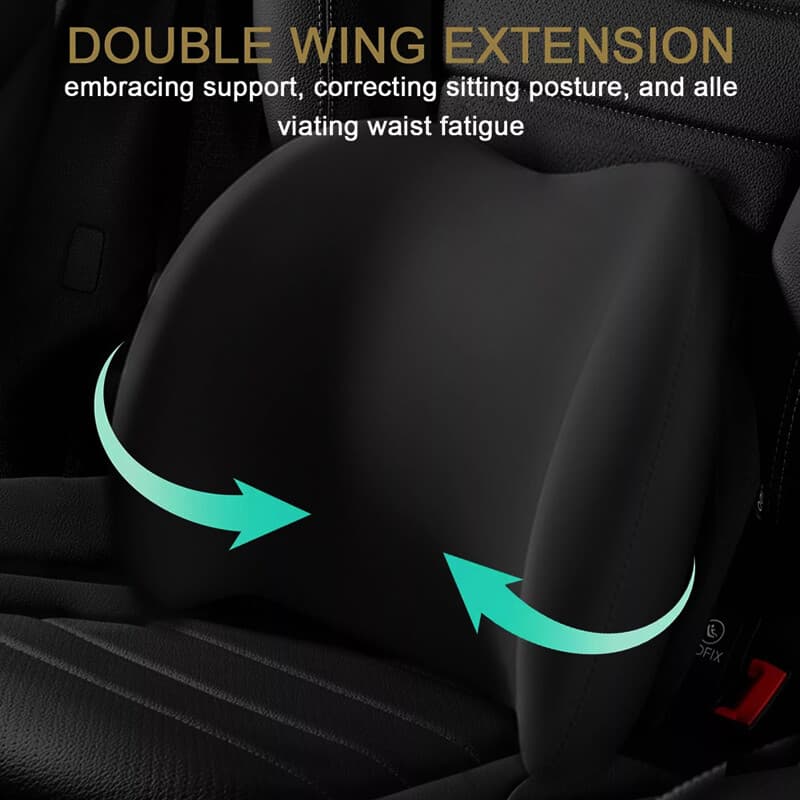 Coussin Lombaire Mémoire de Forme — Soutien Bureau & Voiture 3