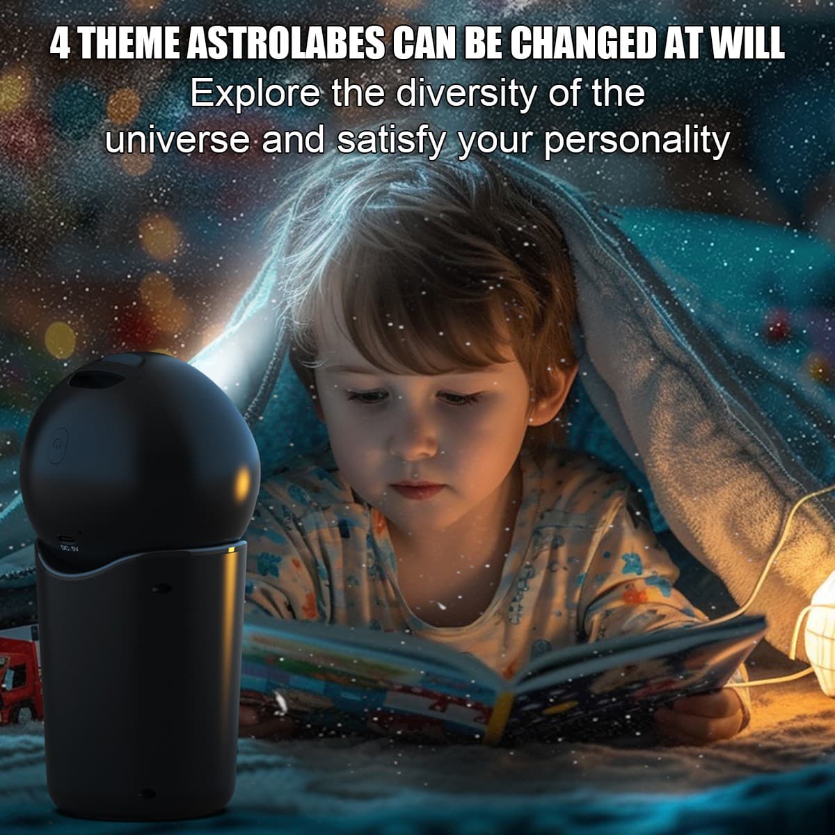 Projecteur Ciel Étoilé Rotatif — Lampe Galaxie Chambre & Déco 6