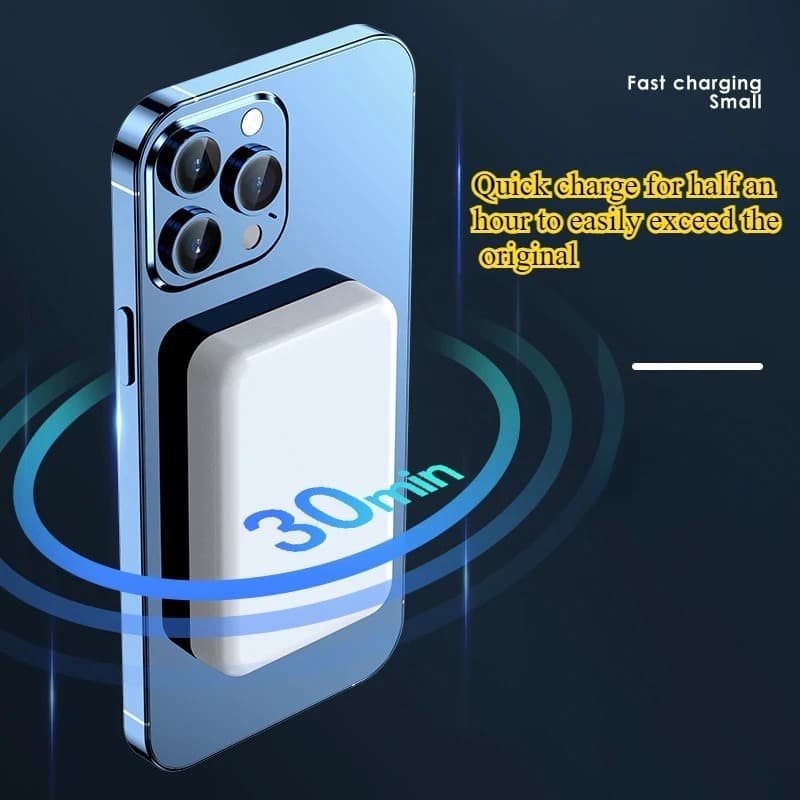 Batterie Externe Magnétique MagSafe 10000mAh — Charge Sans Fil 20W 3