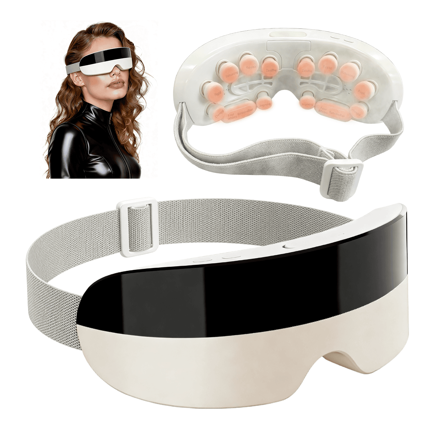 Masque Massant Yeux Chauffant Bluetooth — Relaxation Totale 7