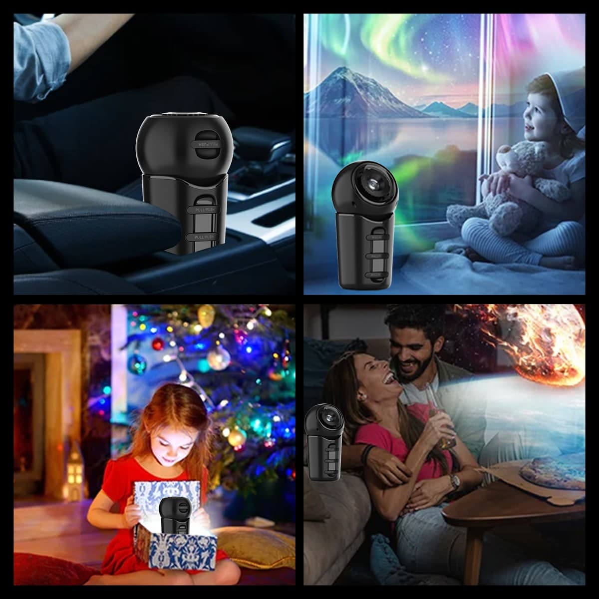 Projecteur Ciel Étoilé Rotatif — Lampe Galaxie Chambre & Déco 7