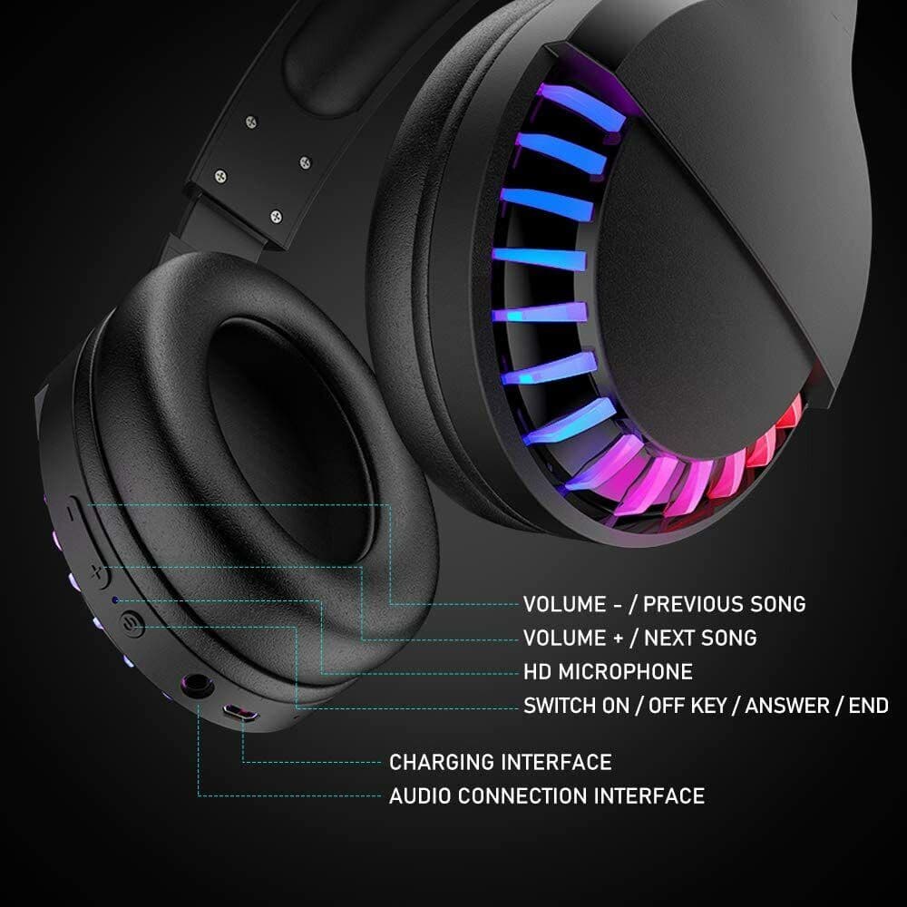 Casque Gaming Bluetooth Stéréo — PC, PS4, PS5, Mobile 6