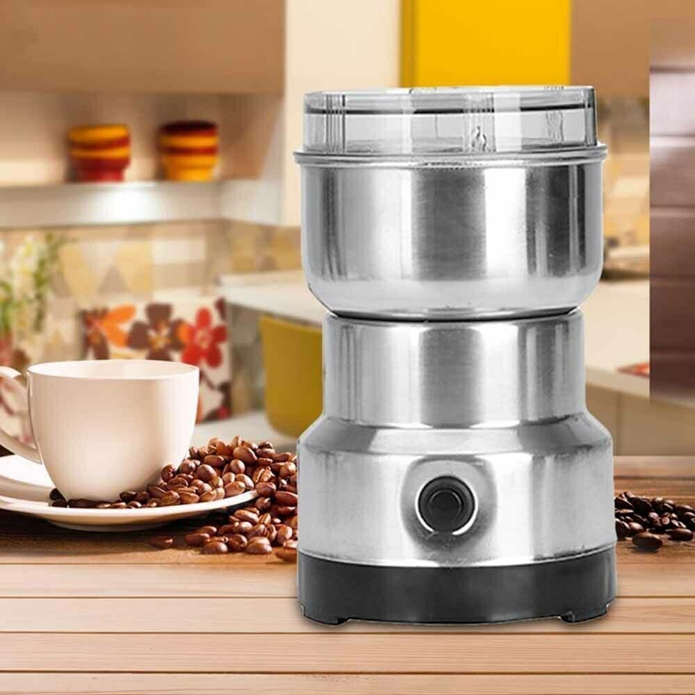 Moulin à Café & Épices Électrique — 150W, Lame Inox 3