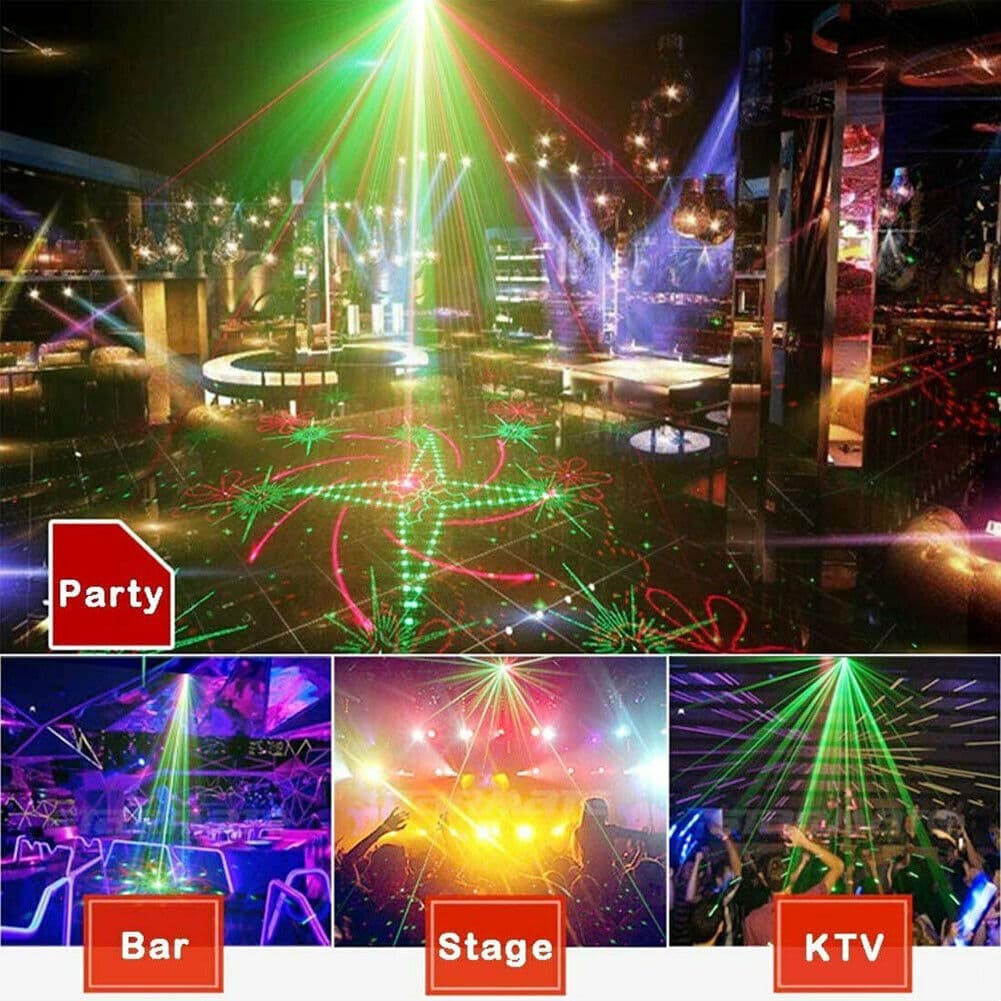 Projecteur Laser 240 Motifs RGB — Soirées & Club Maison 4
