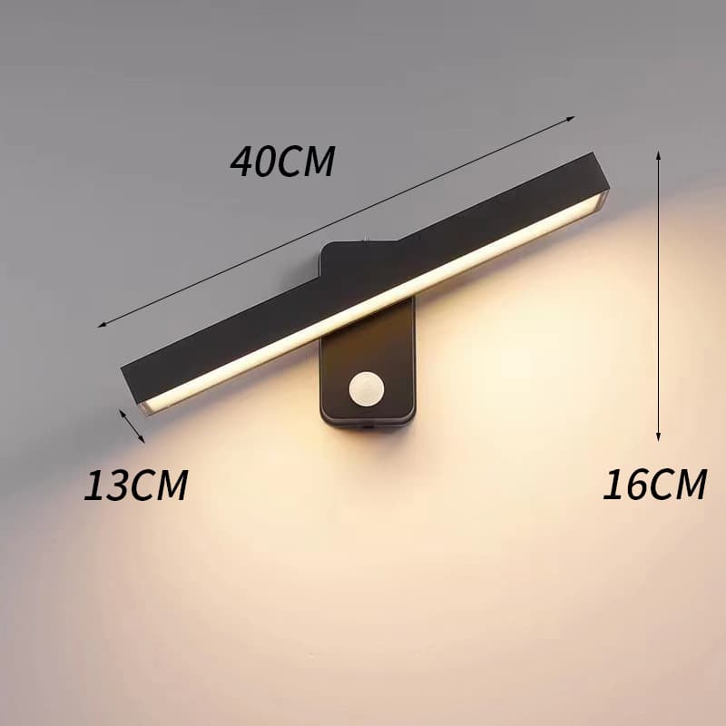 Applique Extérieure Détecteur Mouvement 360° — Solaire LED 8